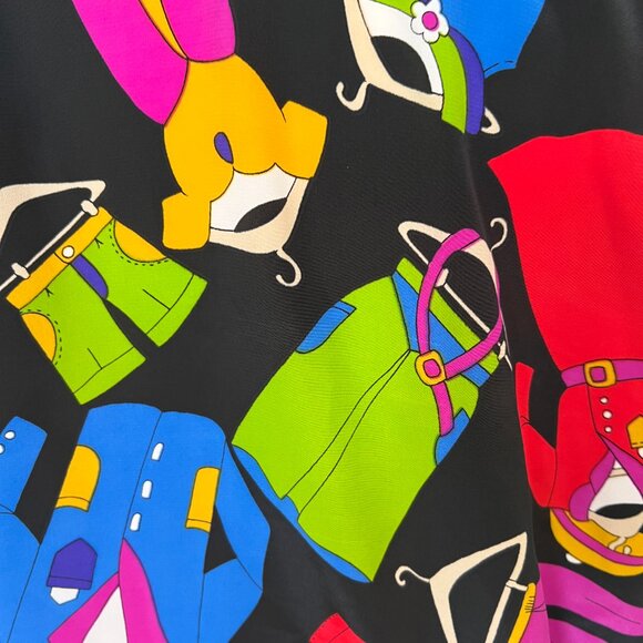 90's Funky Fashion Shirt - Short Sleeve - Size 8 - Unisex - Gender Neutral - Picture 7 of 9